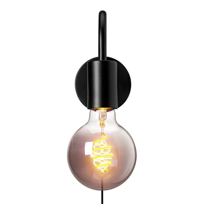 Nordlux Venice Vegglampe i svart metall